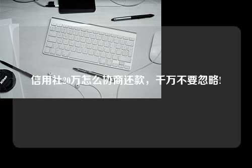 信用社20万怎么协商还款，千万不要忽略!