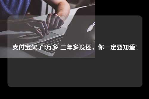 支付宝欠了2万多 三年多没还，你一定要知道!